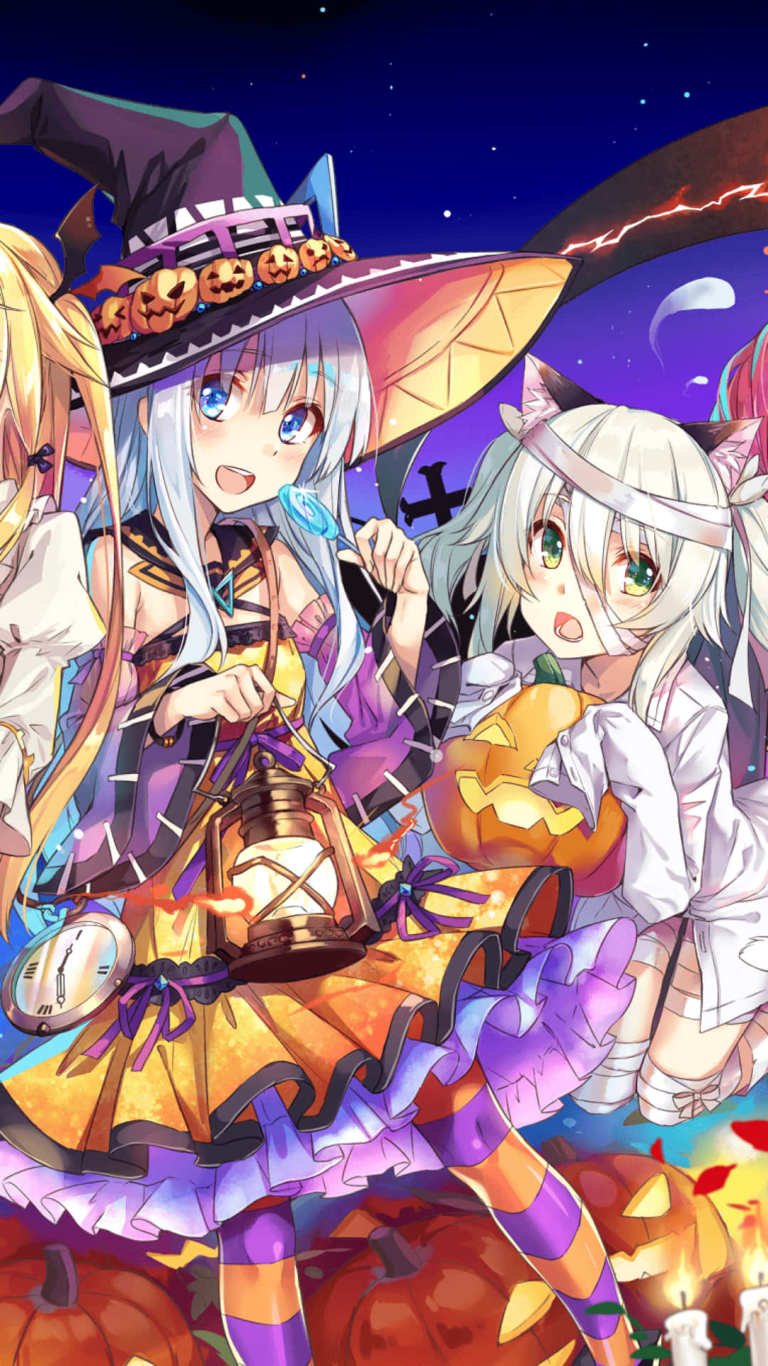Halloween Anime Girl Wallpaper
