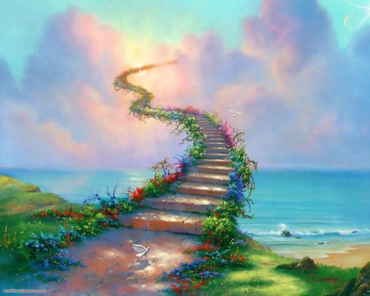 Stairway To Heaven Desktop Wallpaper HD