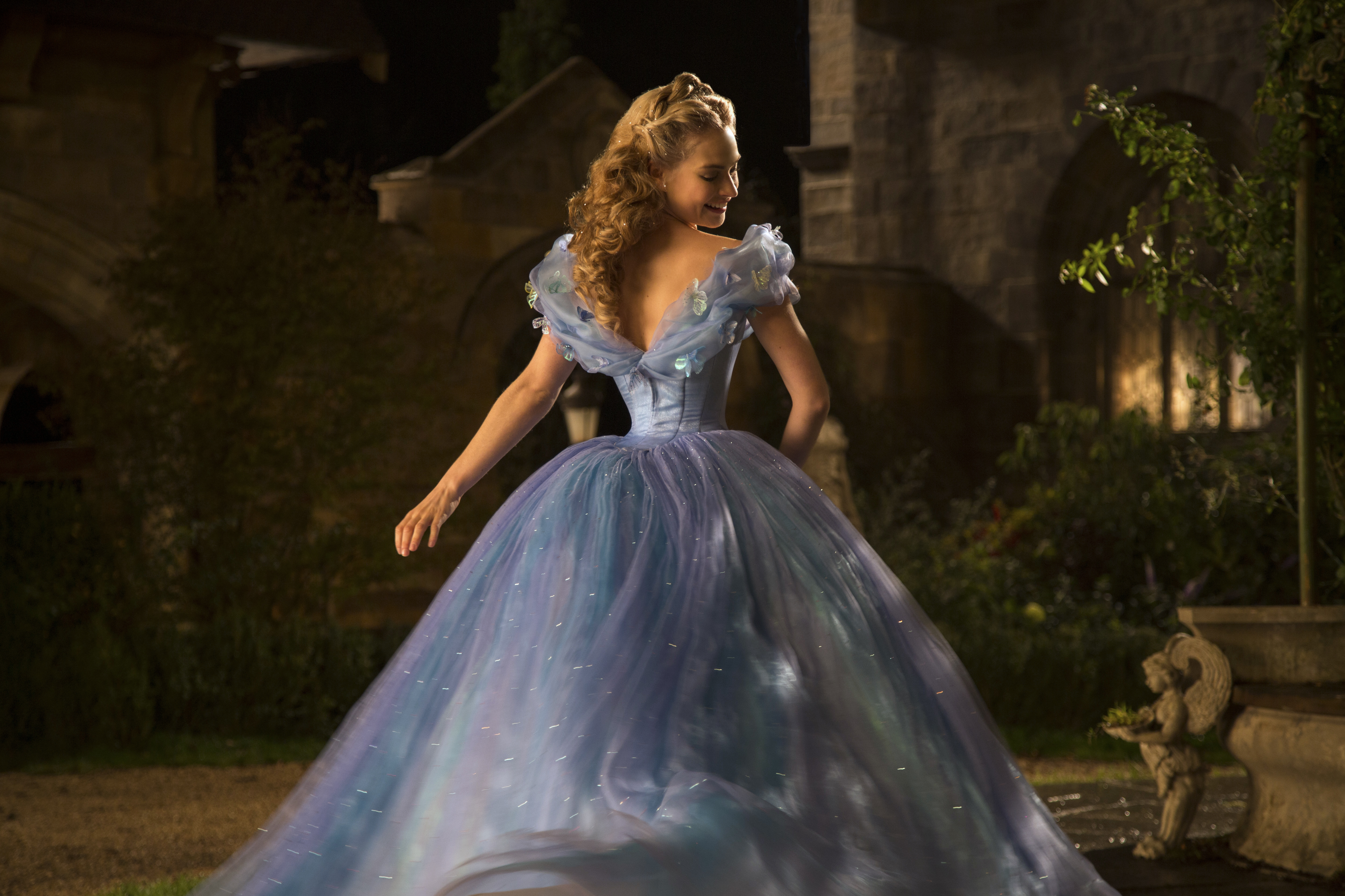 Wallpaper Disnay S Cinderella Movie Film Year Lily James