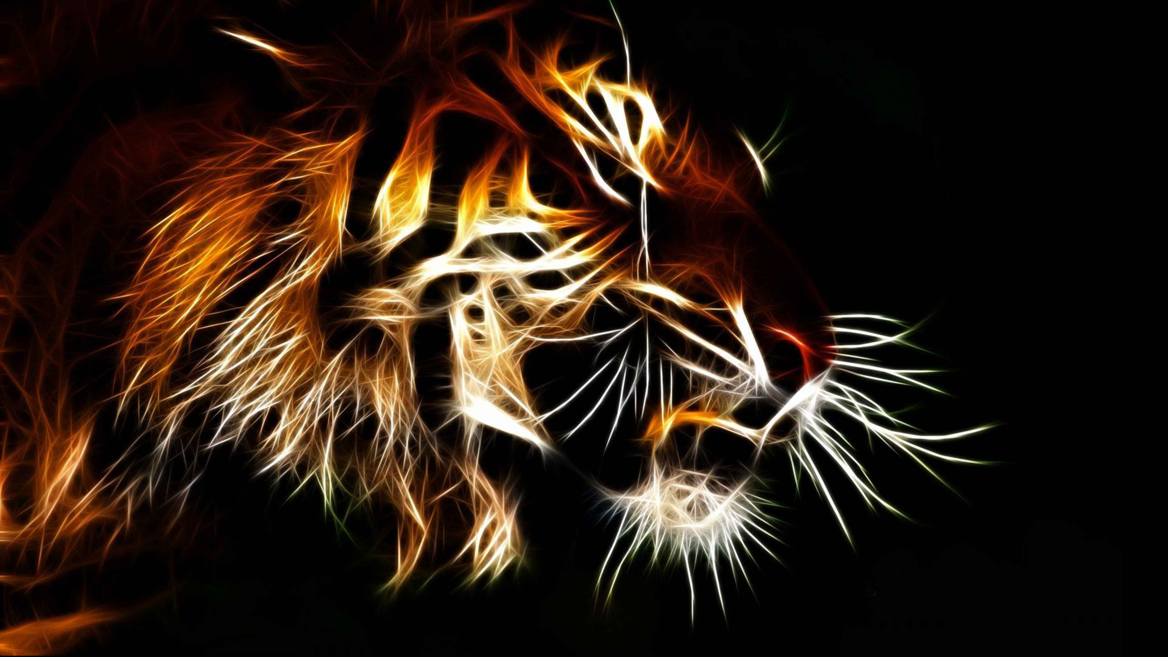 3d Animated Tiger Wallpaper HD