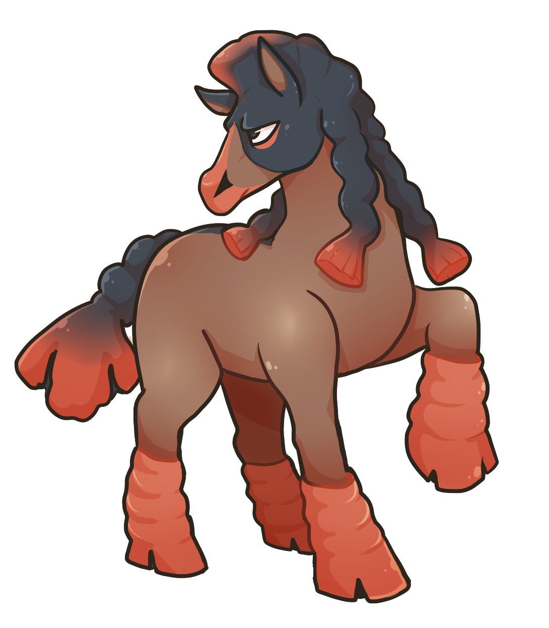 Mudsdale Art Vector Character Png Image Wallpaper