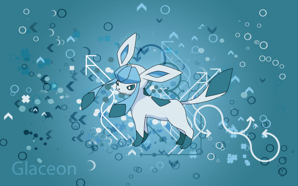 Glaceon Desktop I Made For A Friend On Forum Click To