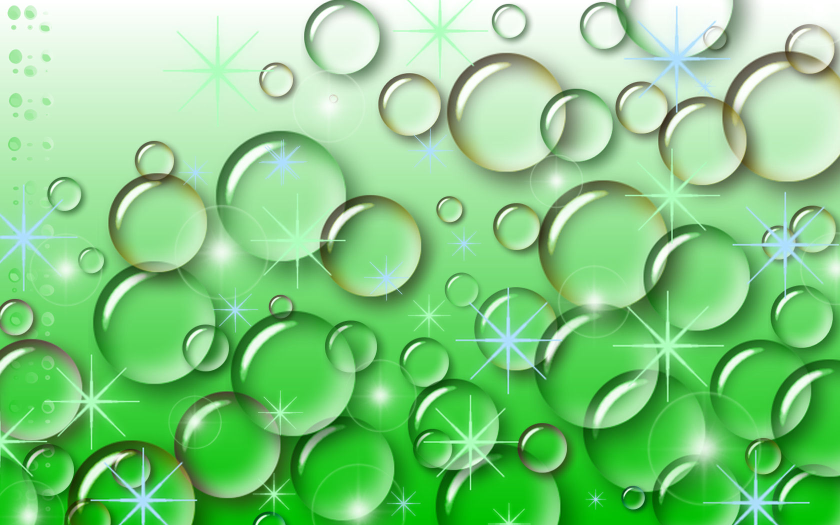 Sookie Green Bubble Wallpaper By Sookiesooker