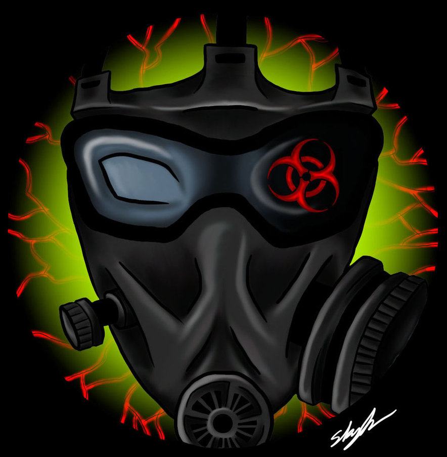 Toxic Gas Mask By Dragler
