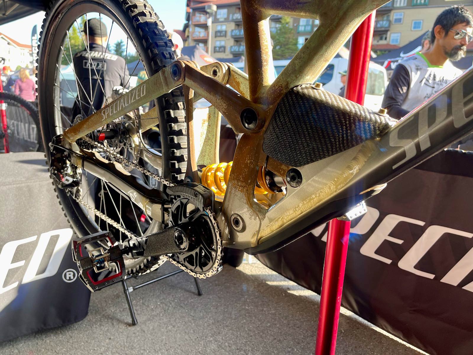 Spotted Prototype Hlins Electronic Suspension On Loic Bruni S
