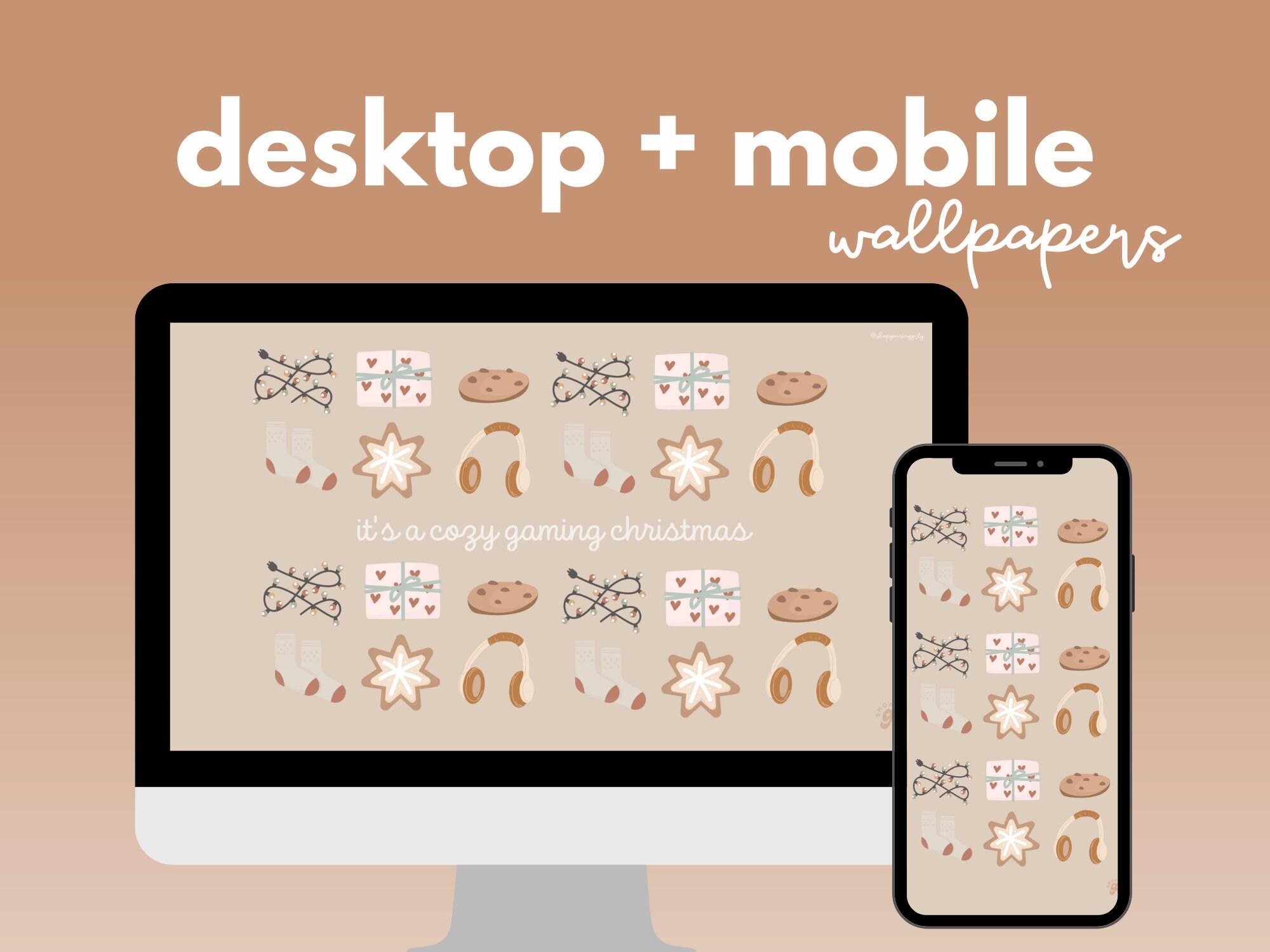 Free download Cozy Gaming Christmas Desktop Mobile Wallpaper Christmas