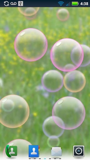 View bigger   Bubbles Animated Wallpaper for Android screenshot