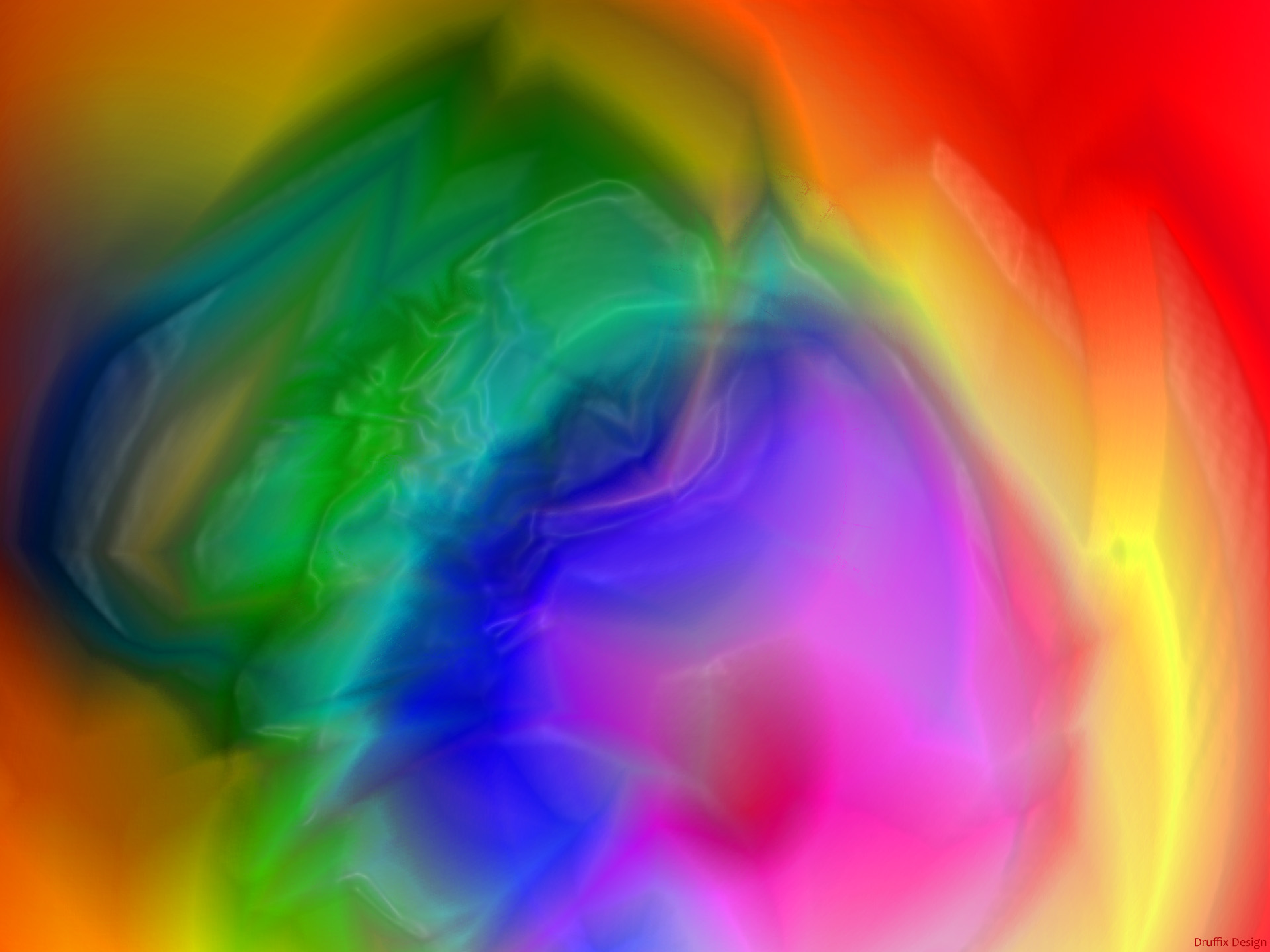 Abstract Rainbow Wallpaper HD