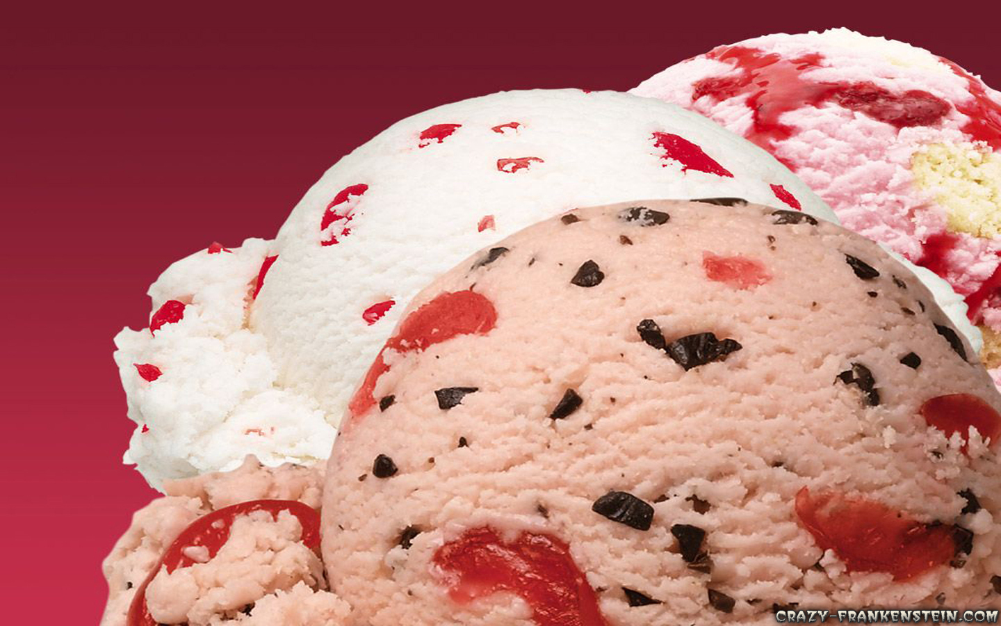 Nice Vanilla Punch Strawberry Ice Cream Wallpaper