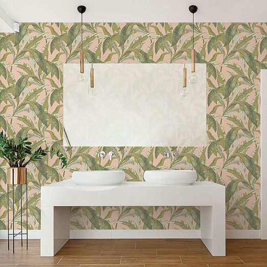Banana Leaf Peel Stick Wallpaper C