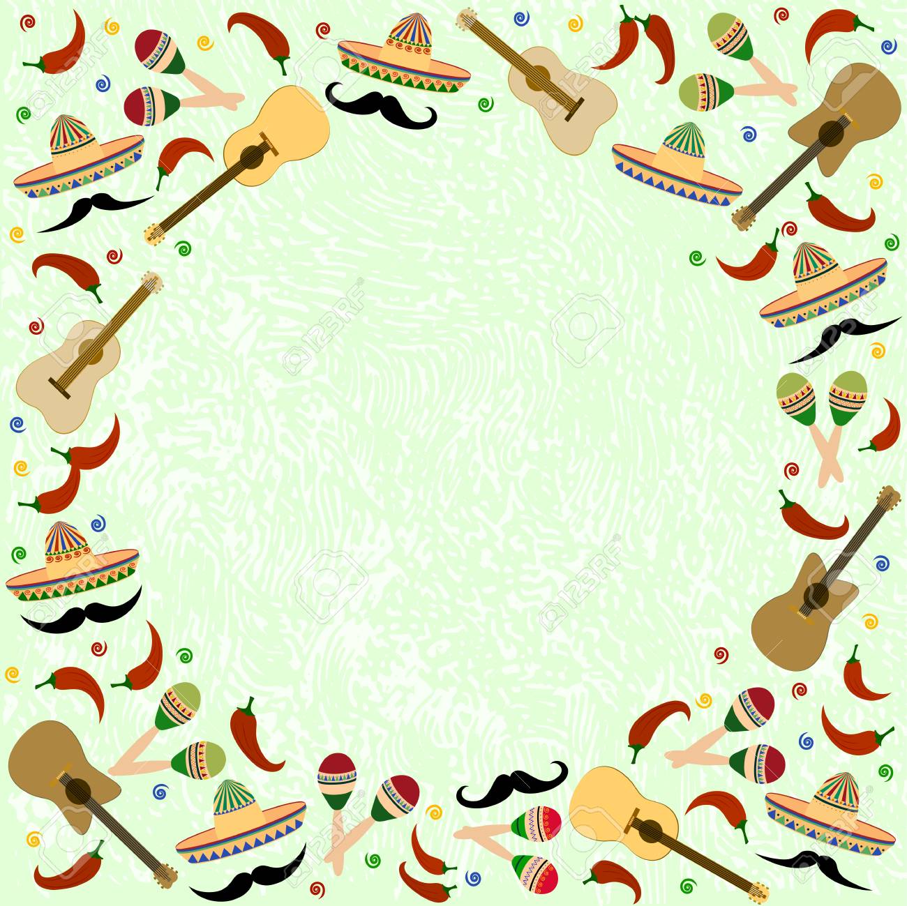 Beautiful Textured Background For The Holiday Cinco De Mayo On