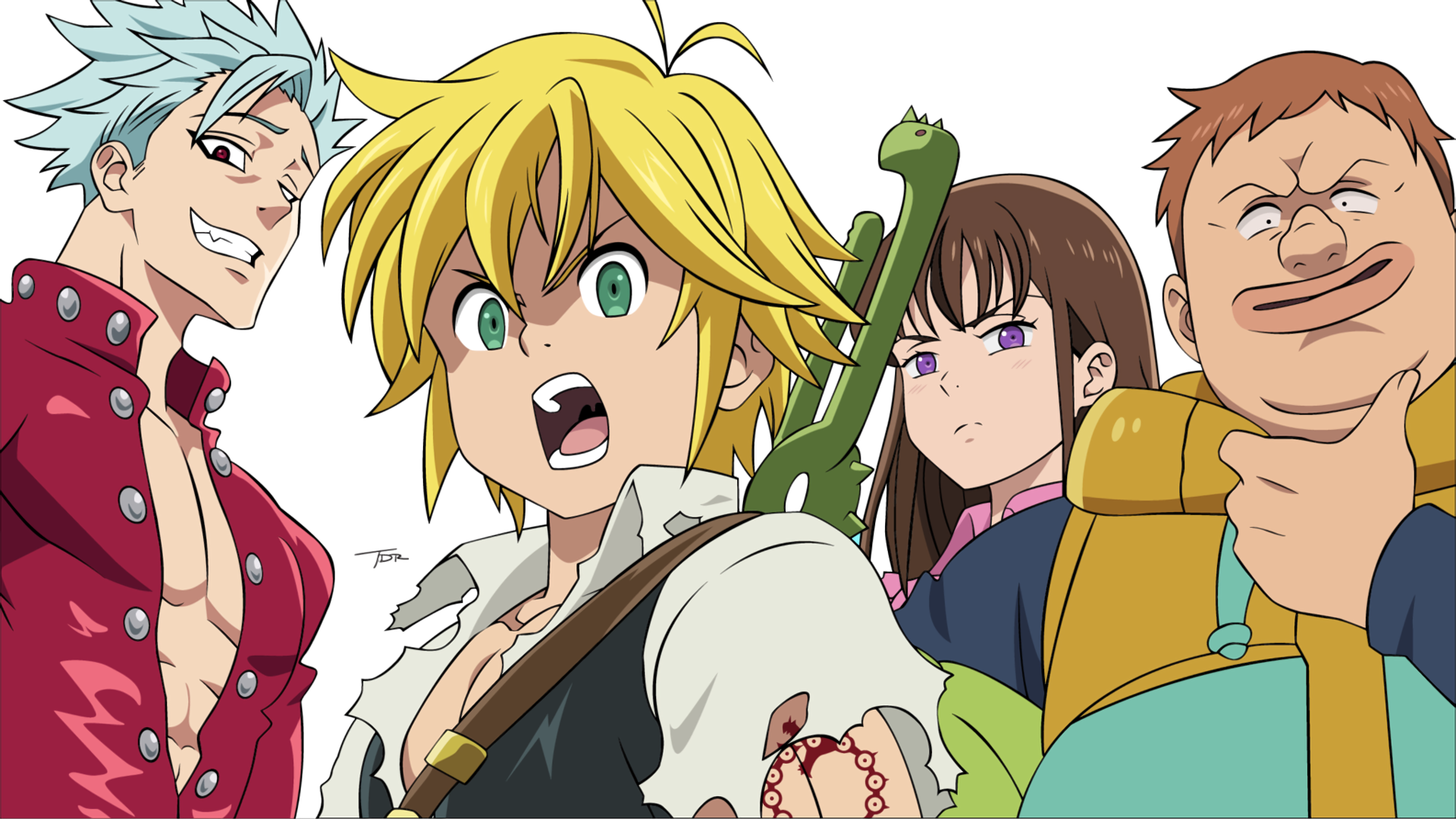 The Seven Deadly Sins HD Wallpaper Background Image