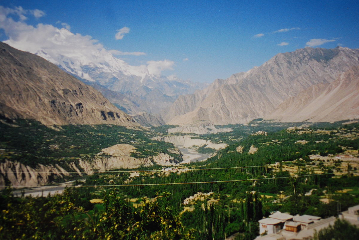 File Hunza Valley Mt Rakaposhi Karimabad Northern Areas Pakistan
