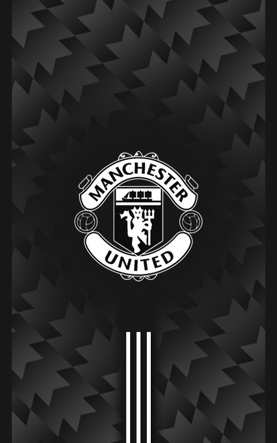 Manchester United Away Black Android Wallpaper