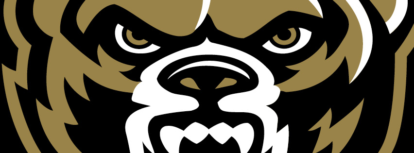 Pin Oakland University Grizzlies Logo