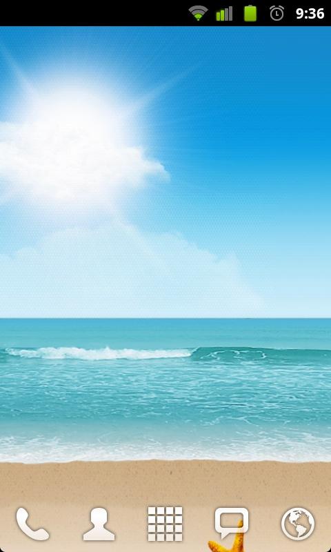 Lovely Beach Live Wallpaper An Awesome A