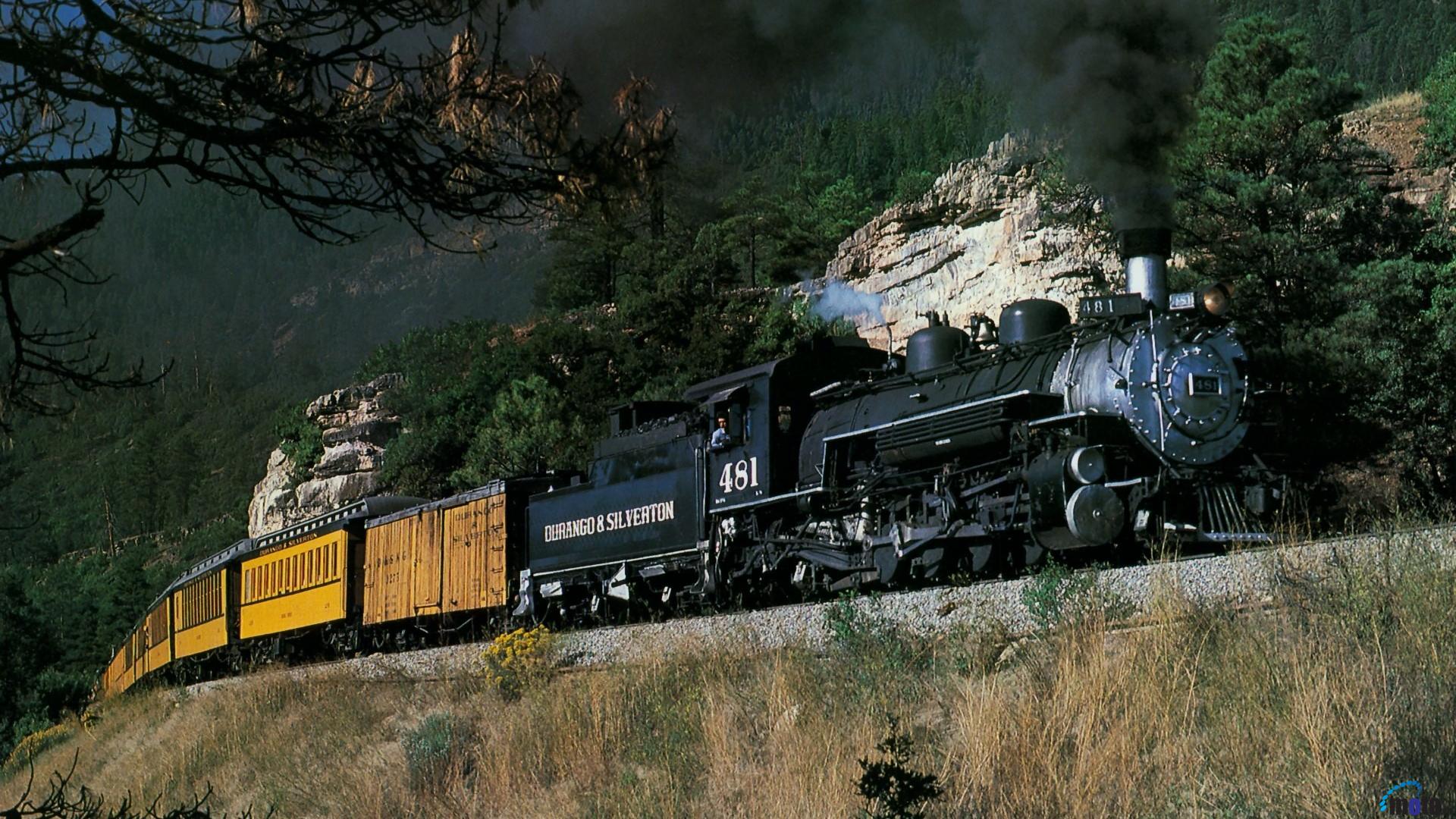 Free download Download Wallpaper Steam locomotive in the mountains 1920 x  1080 HDTV [1920x1080] for your Desktop, Mobile & Tablet | Explore 47+  Amtrak Train Wallpaper | Train Backgrounds, Train Desktop Wallpaper, Train  Wallpaper