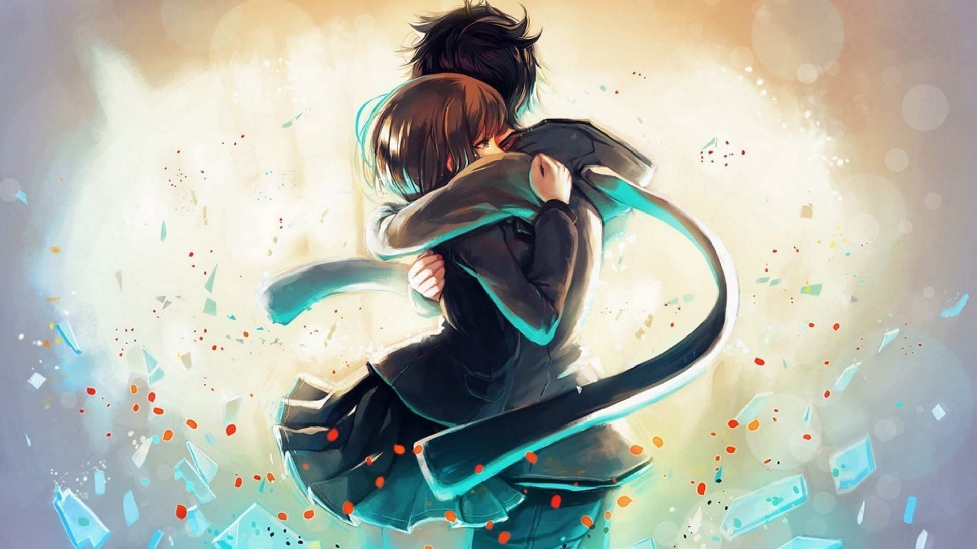 Cute Anime Couple Wallpaper