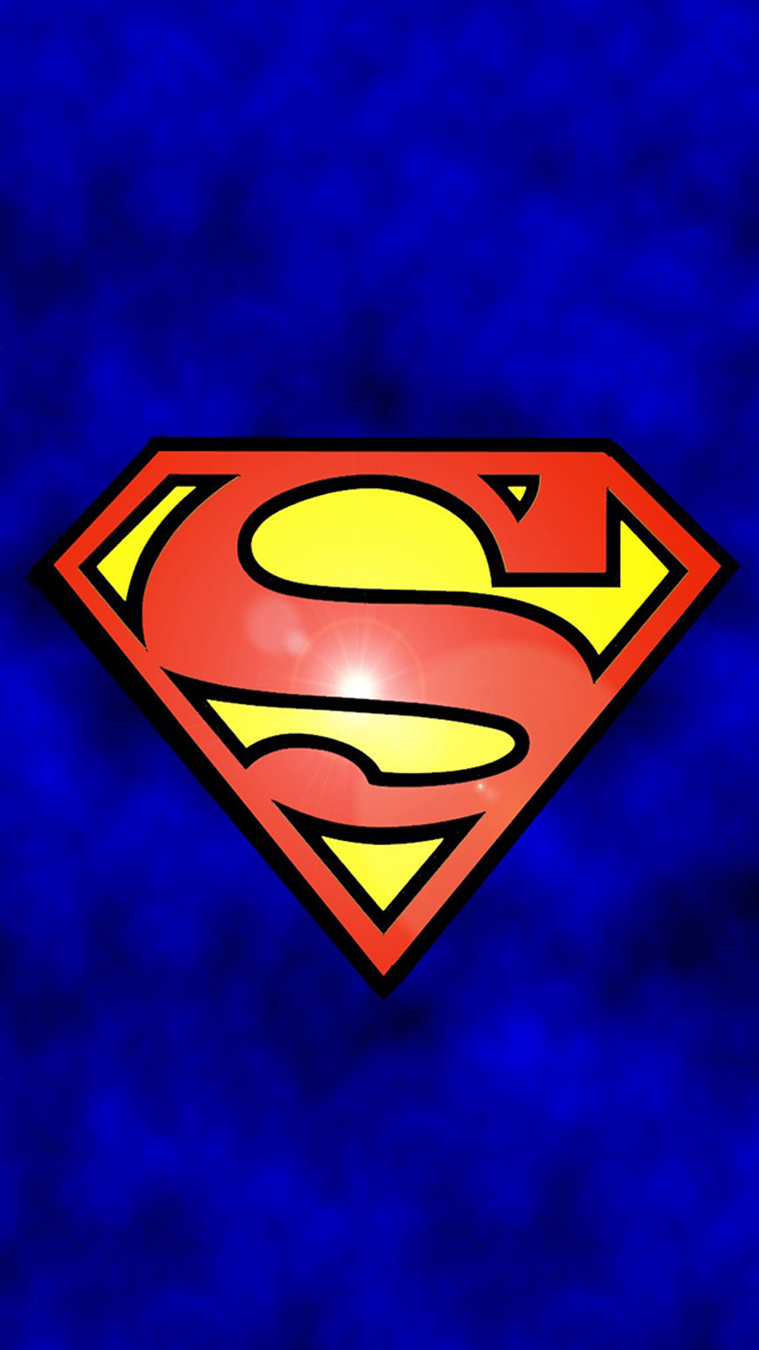 Funny Superman Logo iPhone Wallpaper