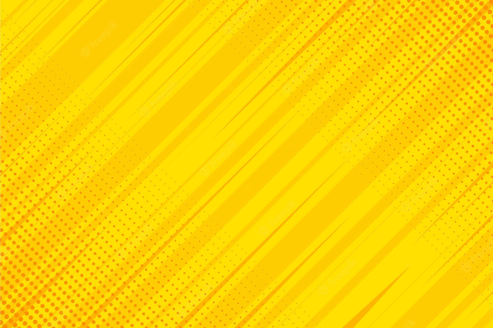 The Bold And Beautiful Retro Yellow Wallpaper