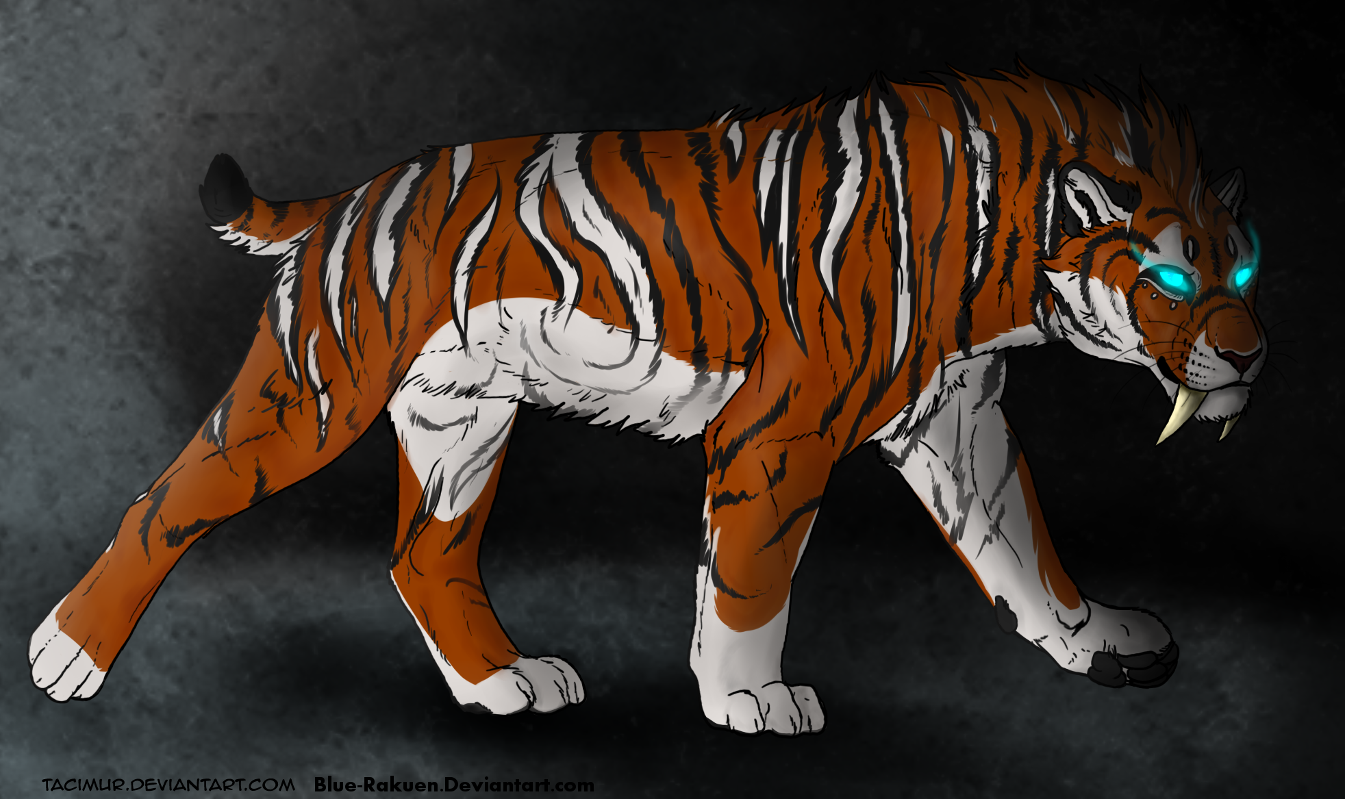 Kane Sabertooth Tiger By Blue Rakuen