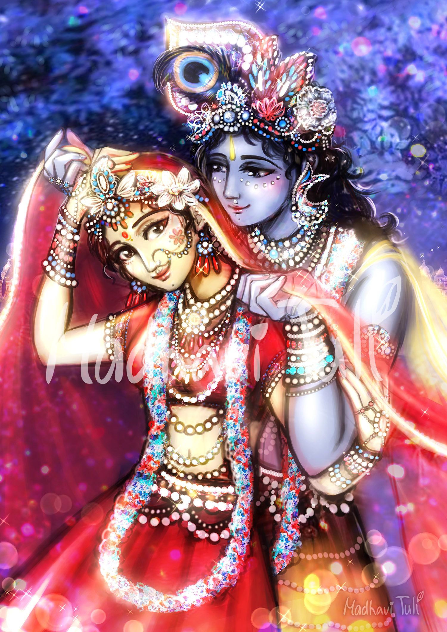 Little Krishna Cute Radha Photo Art Baby Radhe Wallpaper