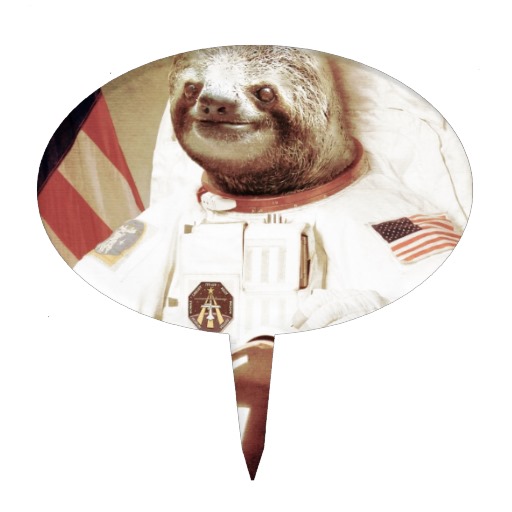 sloth astronaut phone wallpaper
