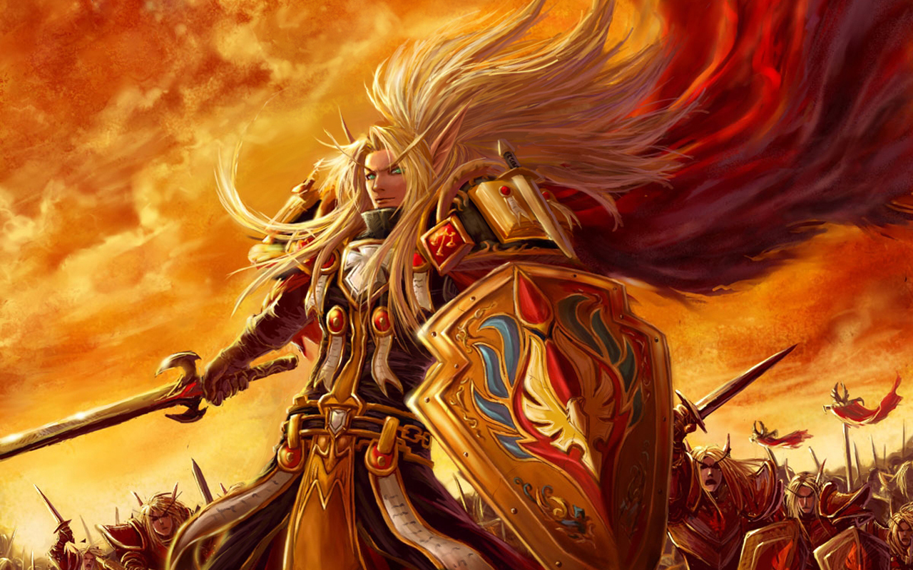 World Of Warcraft Blood Elf Wallpaper Desktop Background