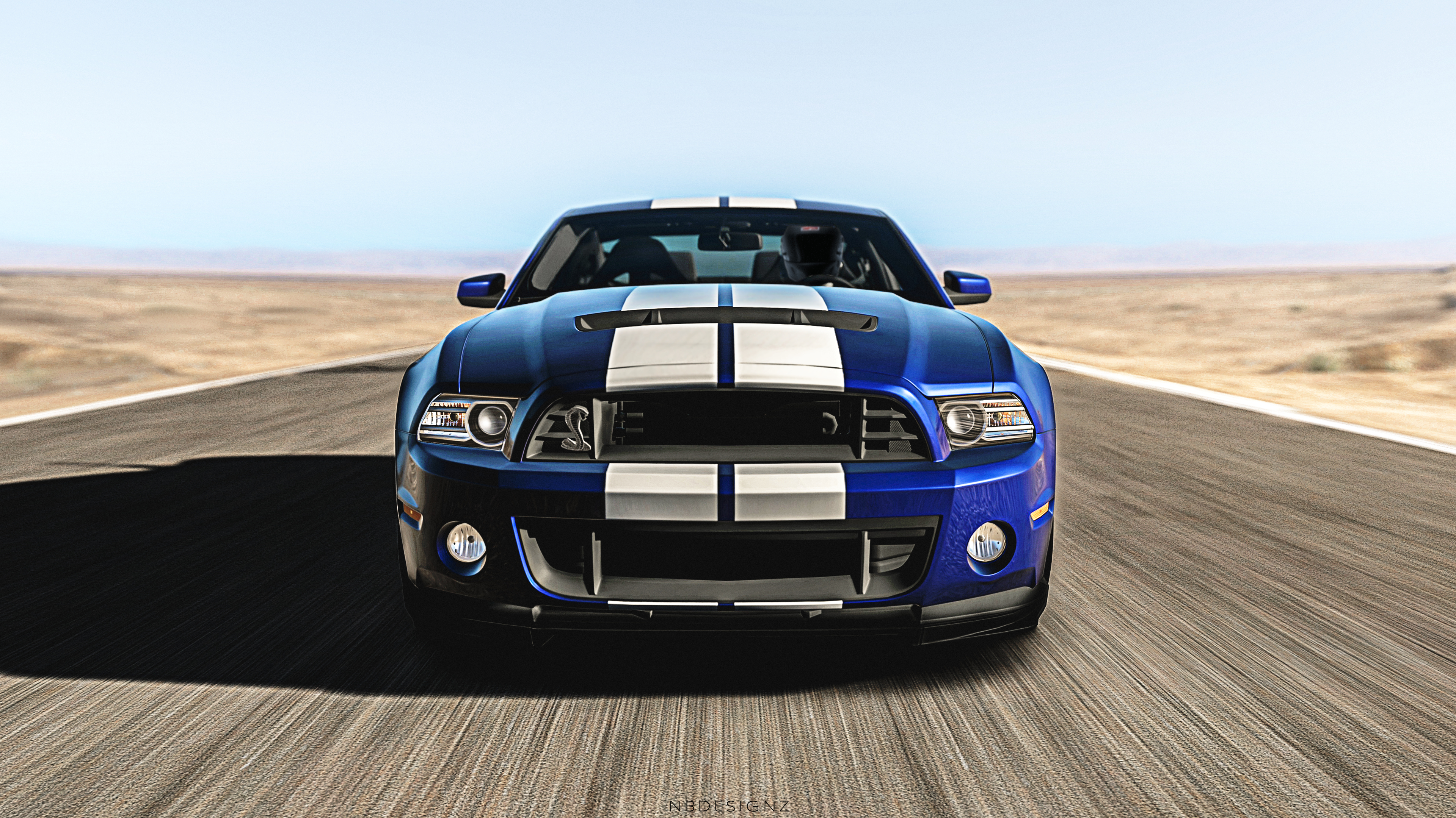 Wallpaper hood Sony USA sports car Ford Shelby coupe 3840x2160