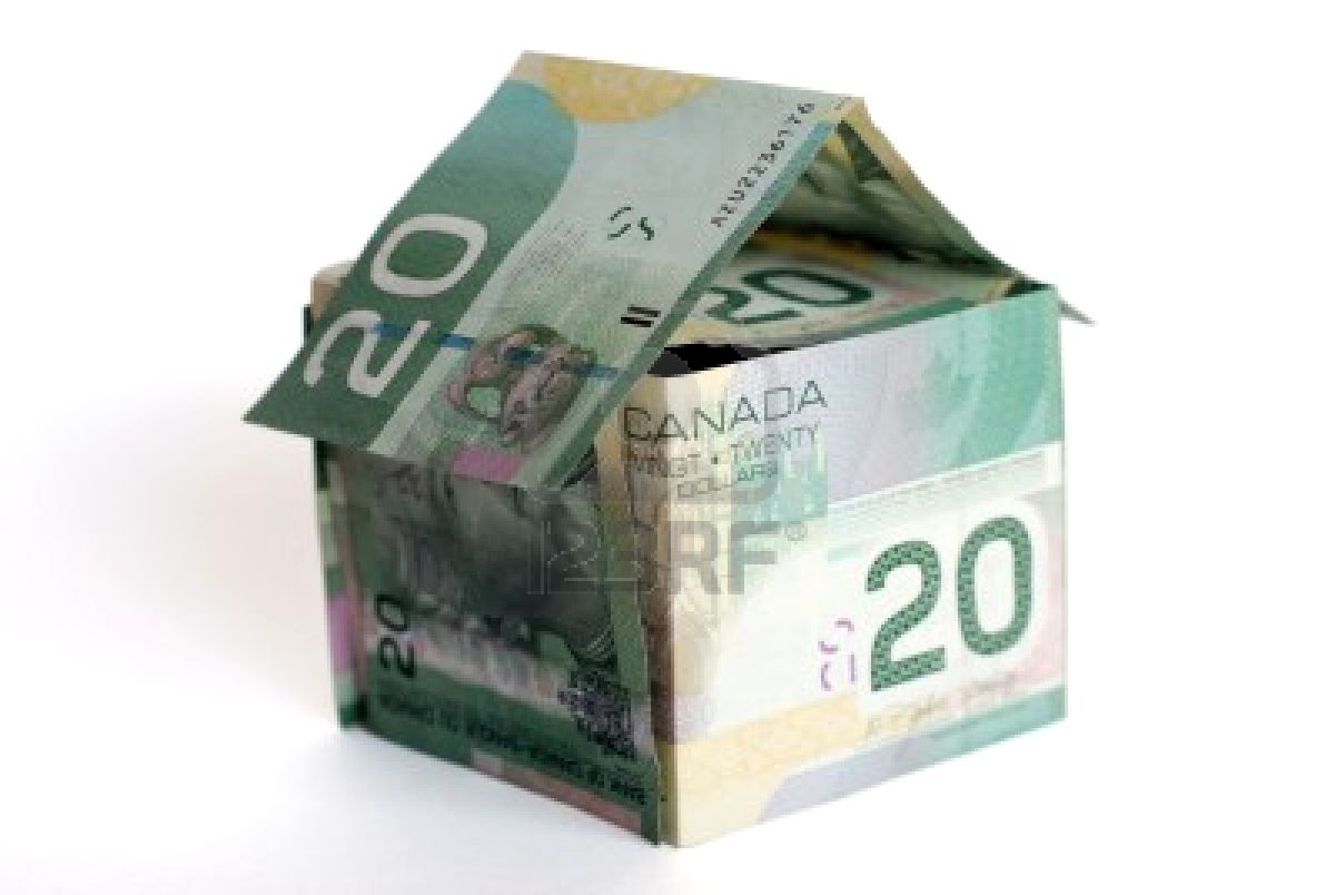 Understanding Money Canadian House On White Background