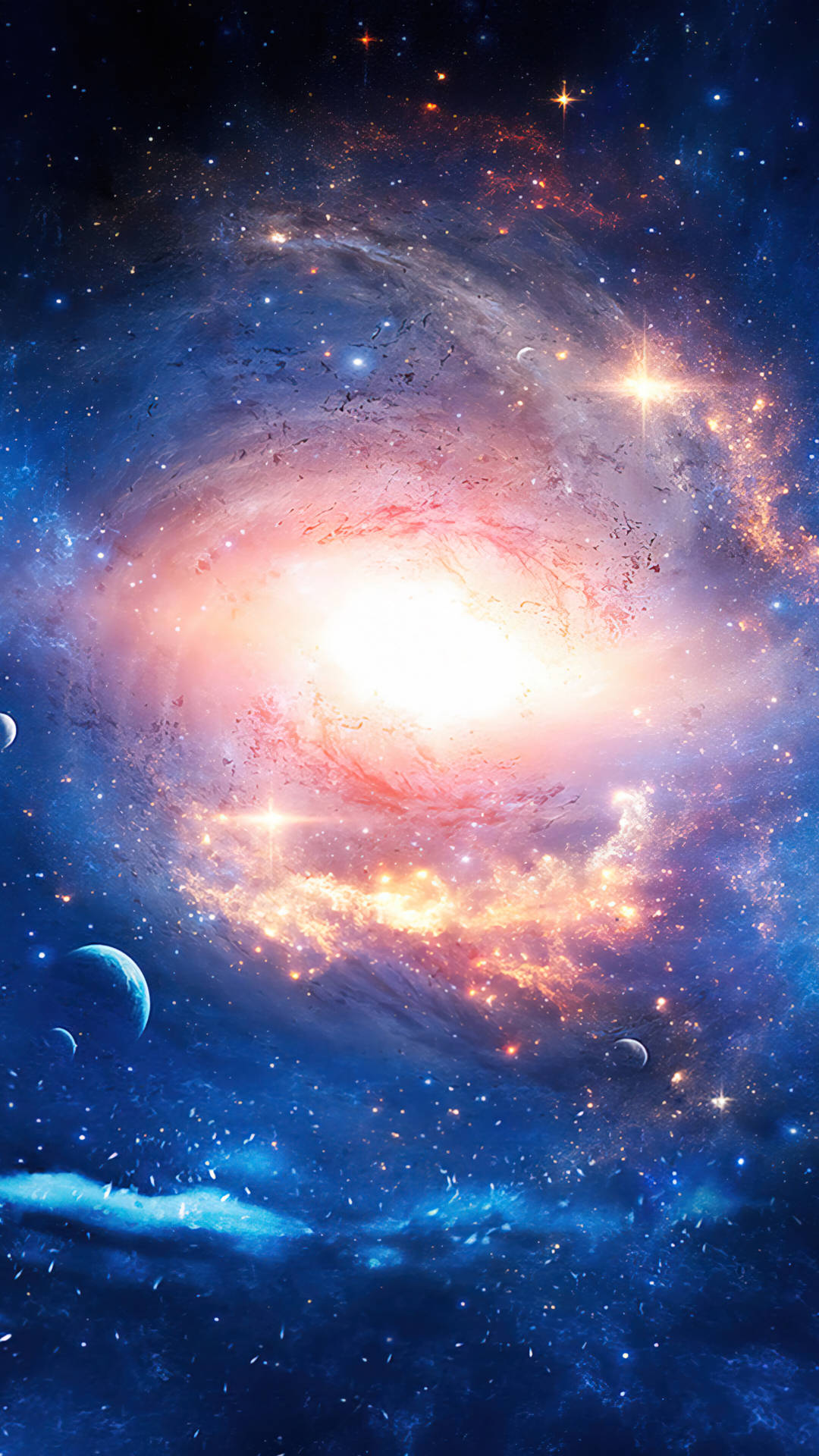 Blue Galaxy Wallpaper