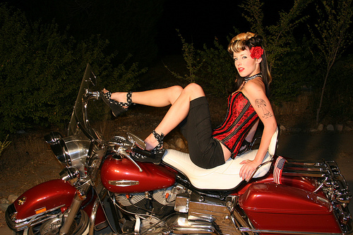 Pin Up Harley Gal Photo Sharing
