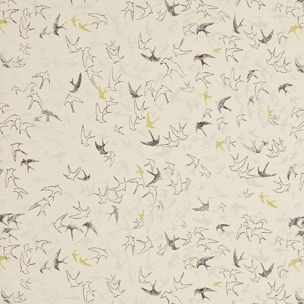 Free download Sanderson Song Birds Fabric Ecru 232965 [600x600] for