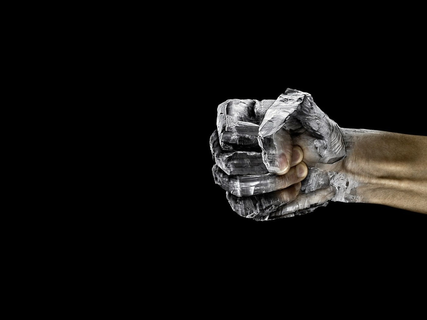 Hands Fist Wallpaper HDr Photography Black
