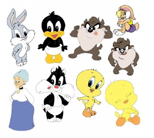 Baby Looney Tunes Wallpaper Coloring 500x448