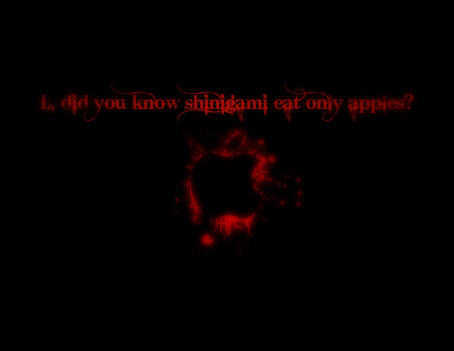 Apple Death Note Quote Wallpaper High Resolution By Timispain On
