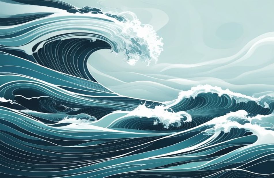 Japanese Wave Wallpaper