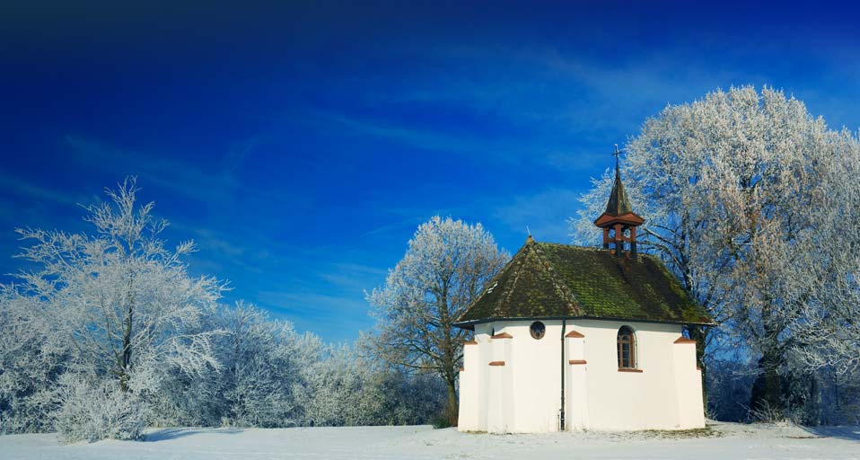 Chapel Day Kleine Kapelle An Einem Sch Nen Wintertag