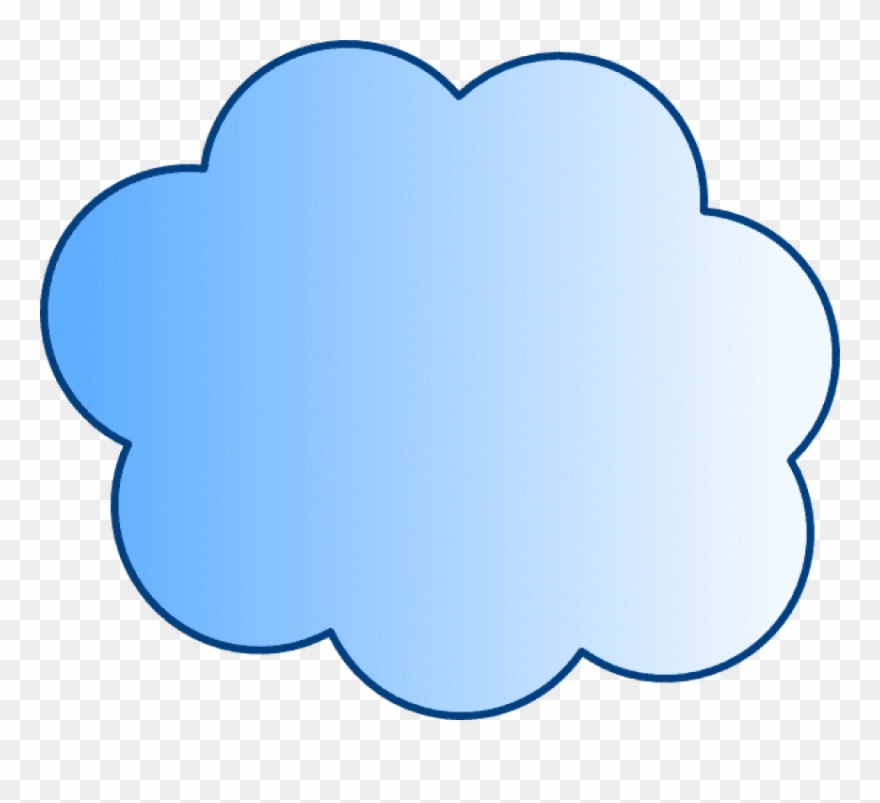 Png Blue Cloud Image Background Thought Of