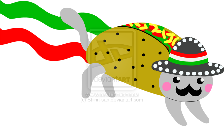 Mexican Taco Nyan By Shinri San