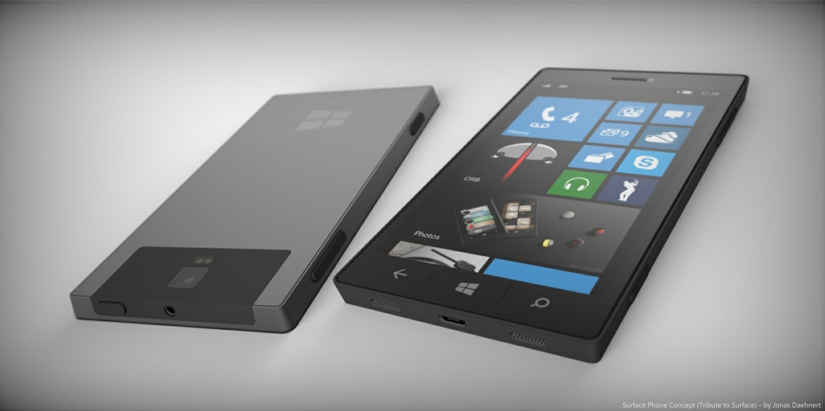 Surface Smartphone Unabh Ngig Erstelltes Konzeptbild Bild Jonas