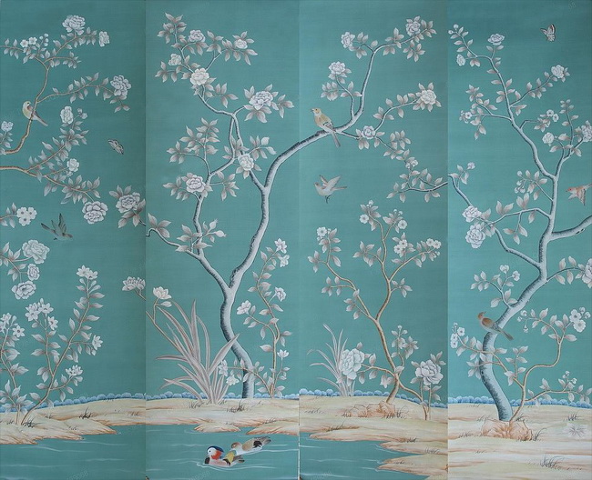 Wallpaper Chinese Painting Chinoiserie