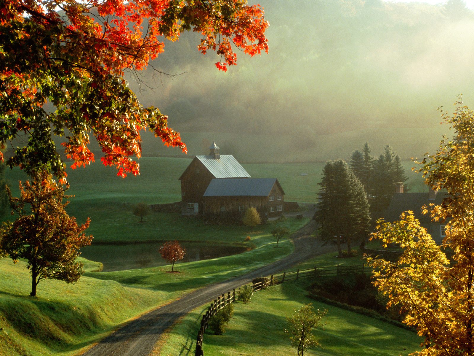  Farm Woodstock Vermont   Cool Backgrounds and Wallpapers for 1600x1200