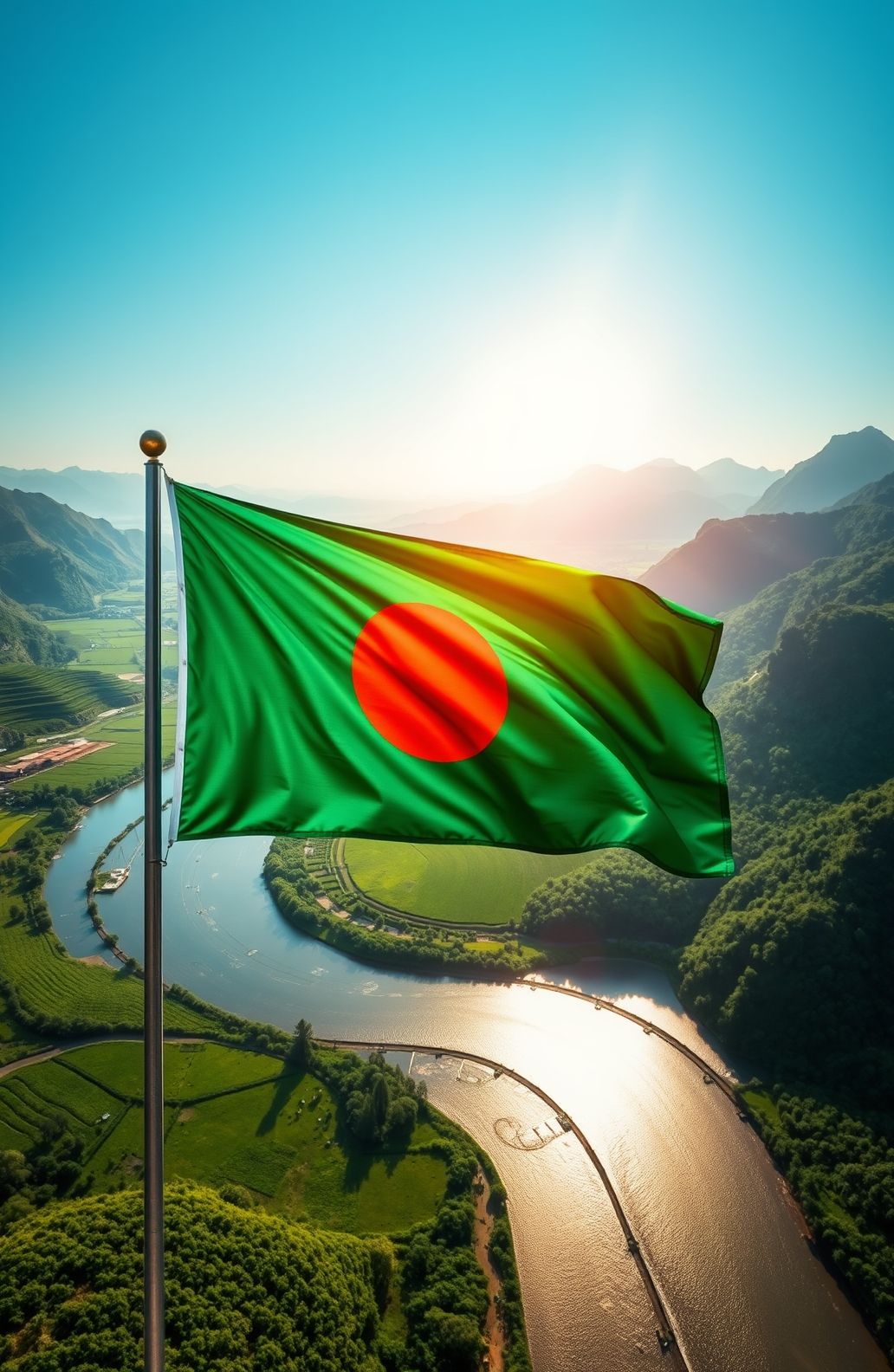 Bangladesh Flag Wallpaper