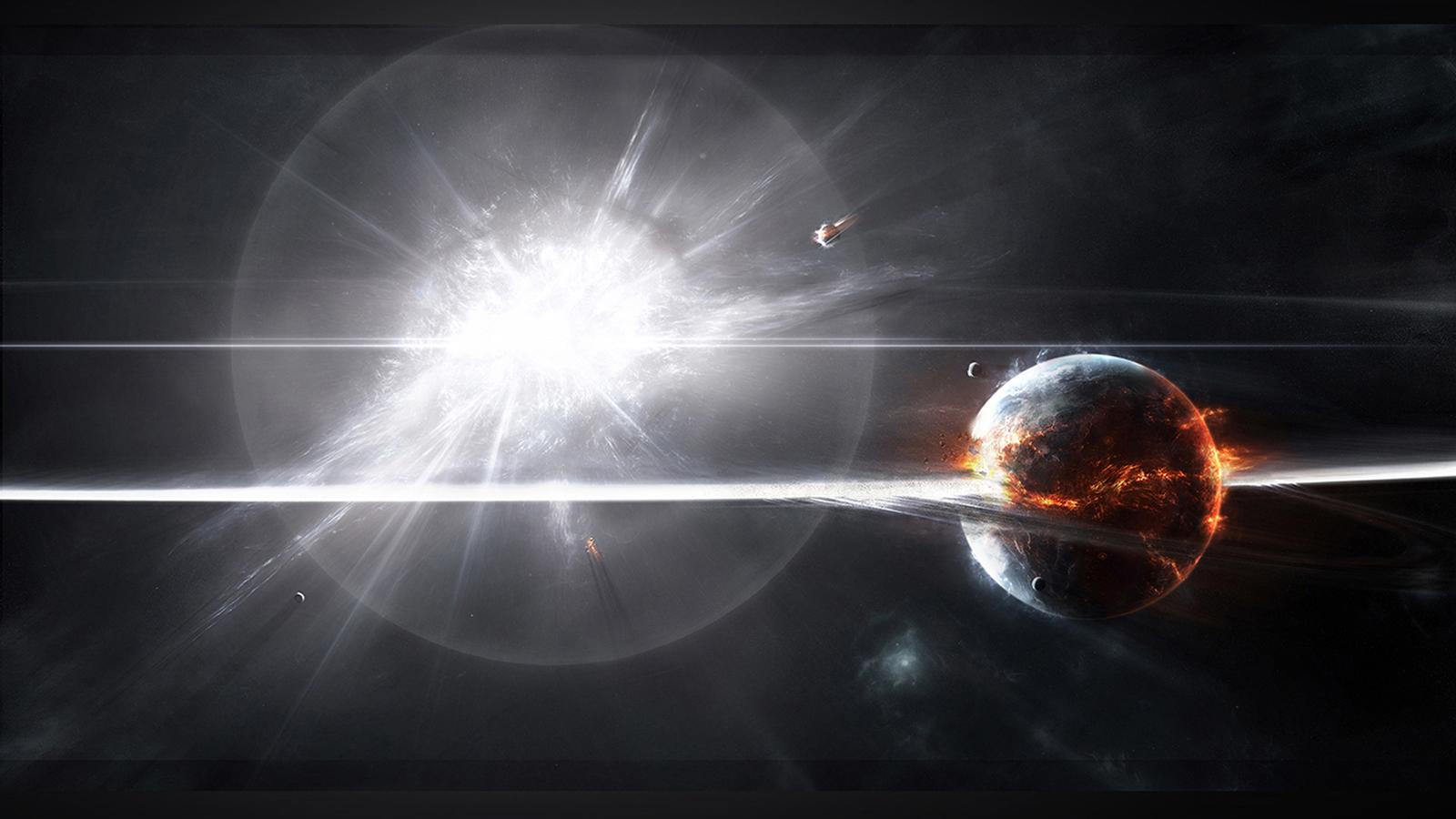Supernova Star Explosion Planet Destruction wallpaper download