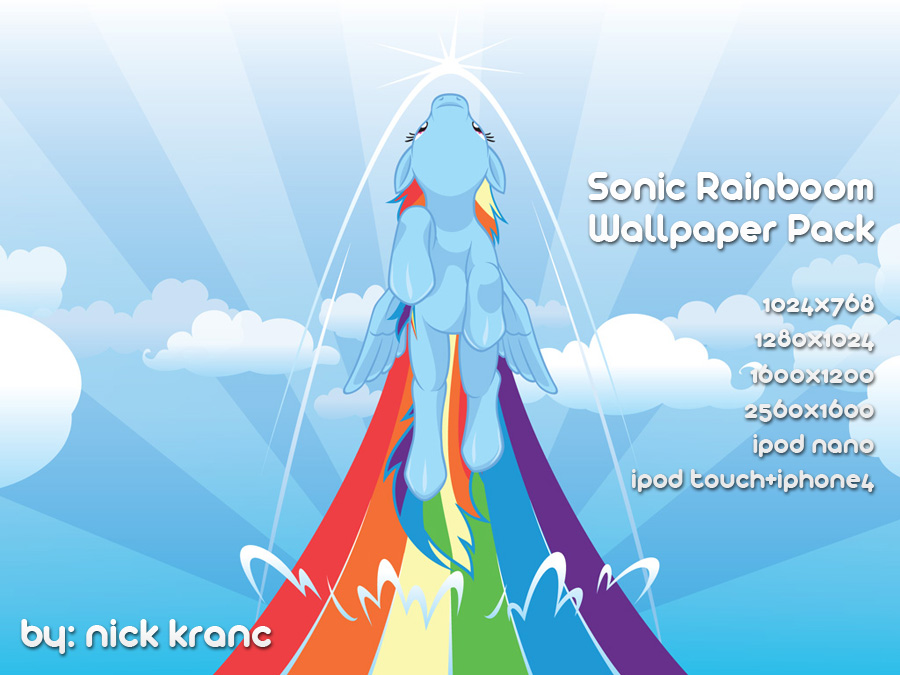 Sonic Rainboom Wallpaper Pack By Cow41087