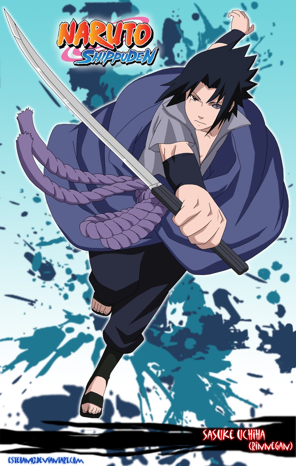 Sasuke Uchiha 00073 rinnegan   Free Naruto Wallpaper