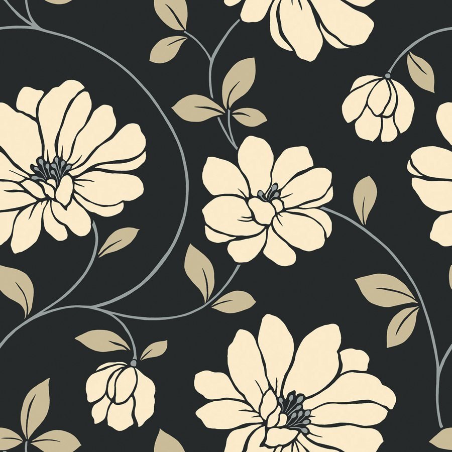 Free download Black Strippable Non Woven Paper Prepasted Wallpaper