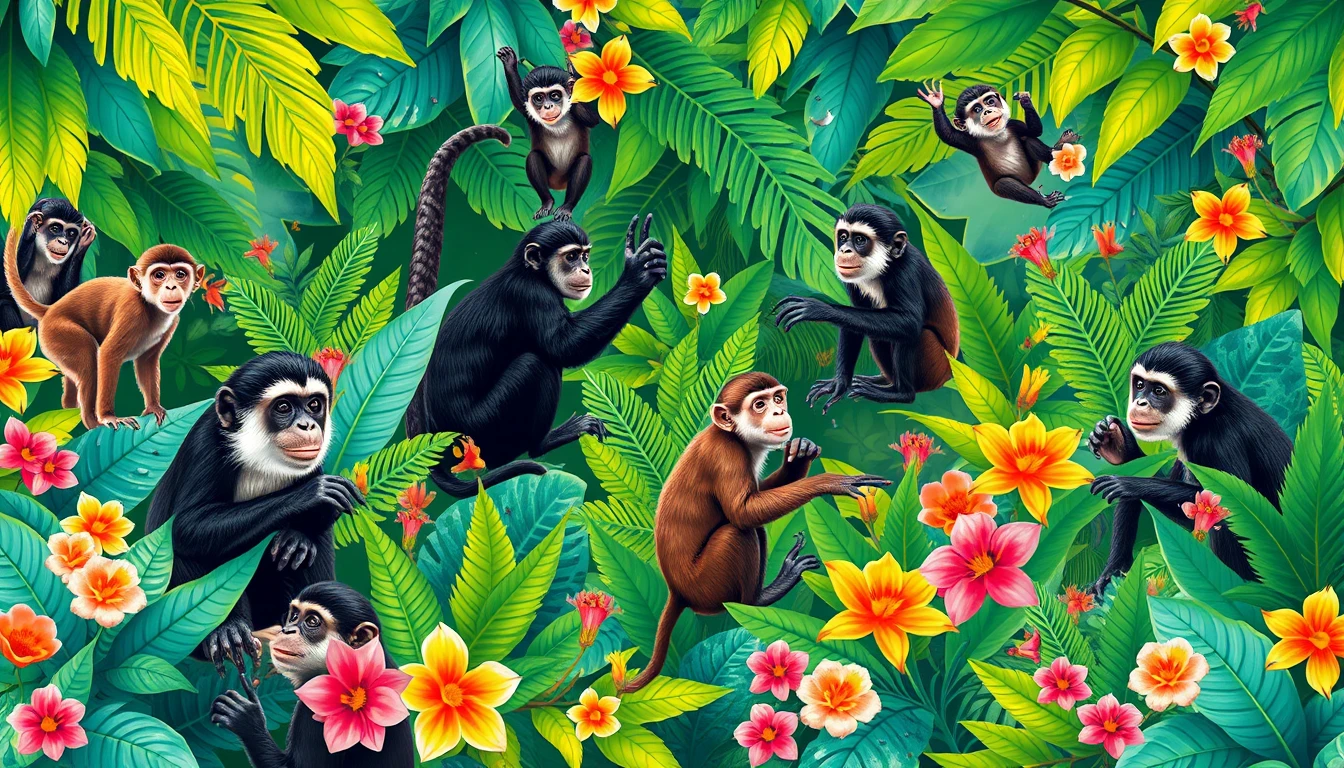 Wallpaper With Monkeys