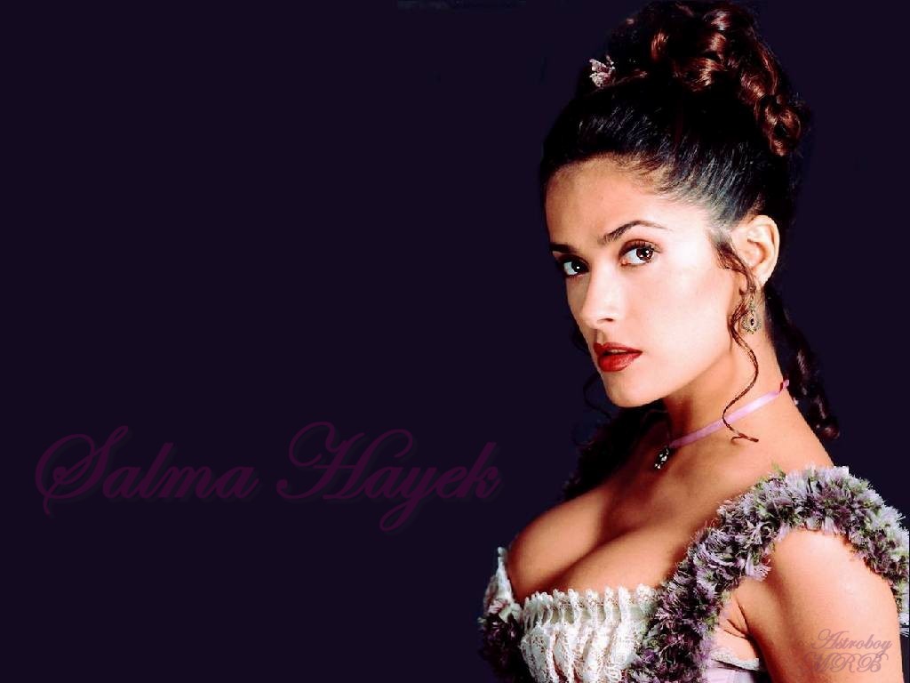 Hollywood All Stars Salma Hayek HD Wallpaper